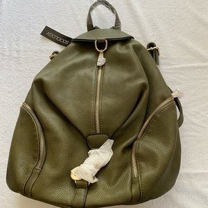 NWT olive green bag/backpack Sociology